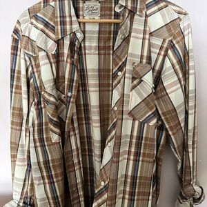 Lucky Brand Plaid Button-Up Shirt